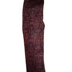 Chico's Brown and Black Damask ankle pants - NWT !! Size 2.5